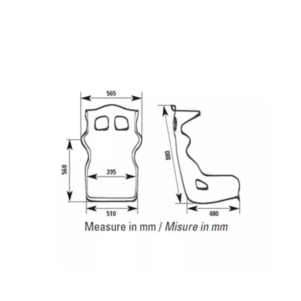 OMP Racing Seat - RS-PT2 for Sim Racing on Player1 Sim Gear