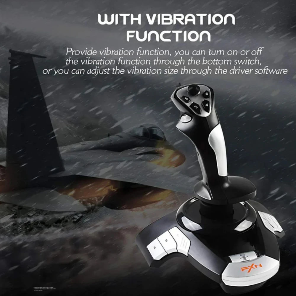 PXN-F16 Flight Joystick for PC-Blackfor Sim Racing on Player1 Sim Gear