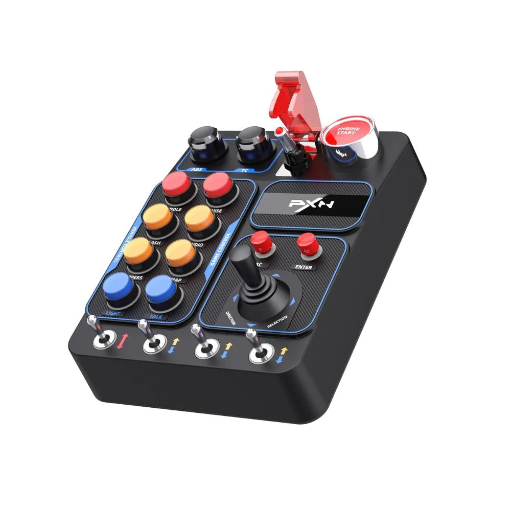 PXN CB1 Programmable Control Box Black For PC For PC for Sim Racing on Player1 Sim Gear