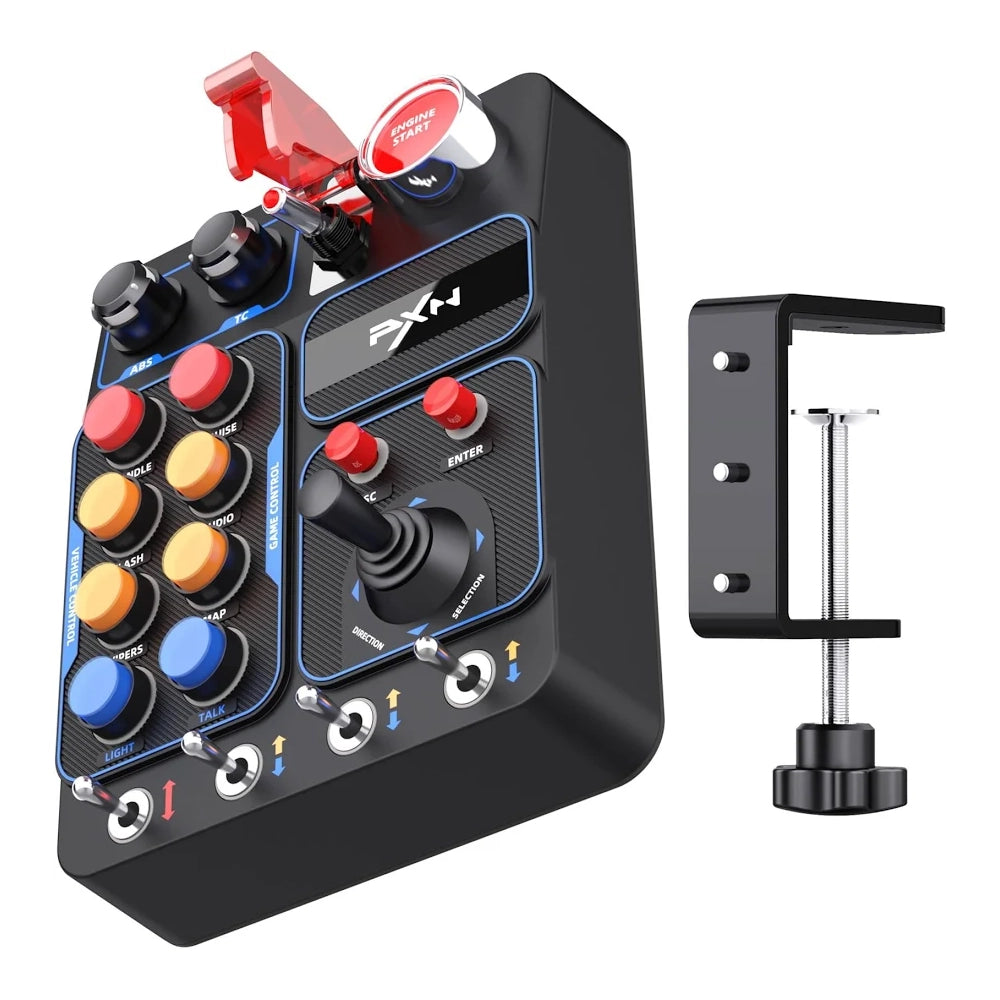 PXN CB1 Programmable Control Box Black For PC For PC for Sim Racing on Player1 Sim Gear