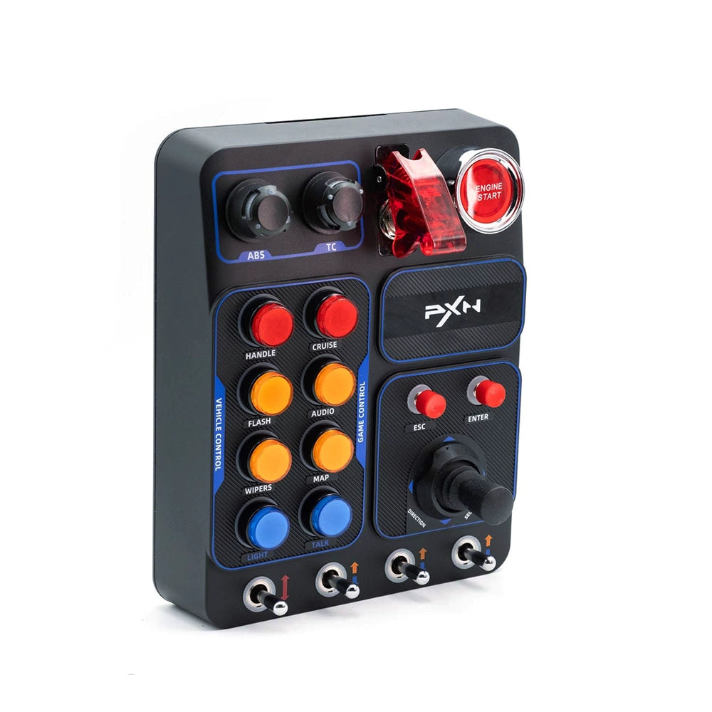 PXN CB1 Programmable Control Box Black For PC For PC for Sim Racing on Player1 Sim Gear