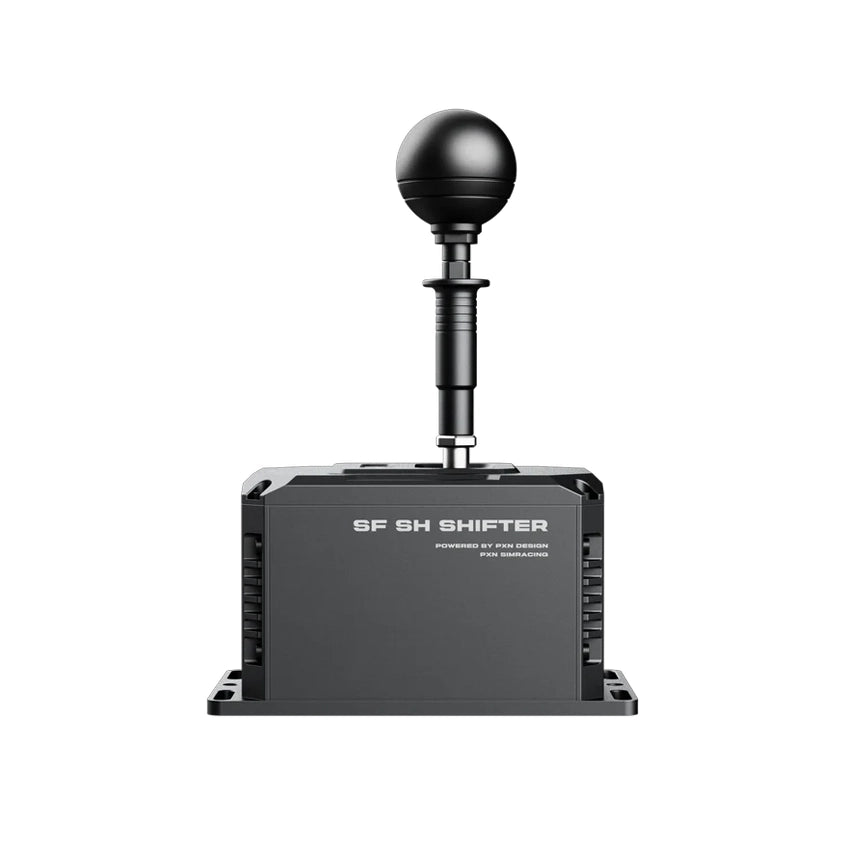 PXN SF SH Dual H-Pattern and Sequential 7+1 Shifter side left view on Player1 Sim Gear Australia