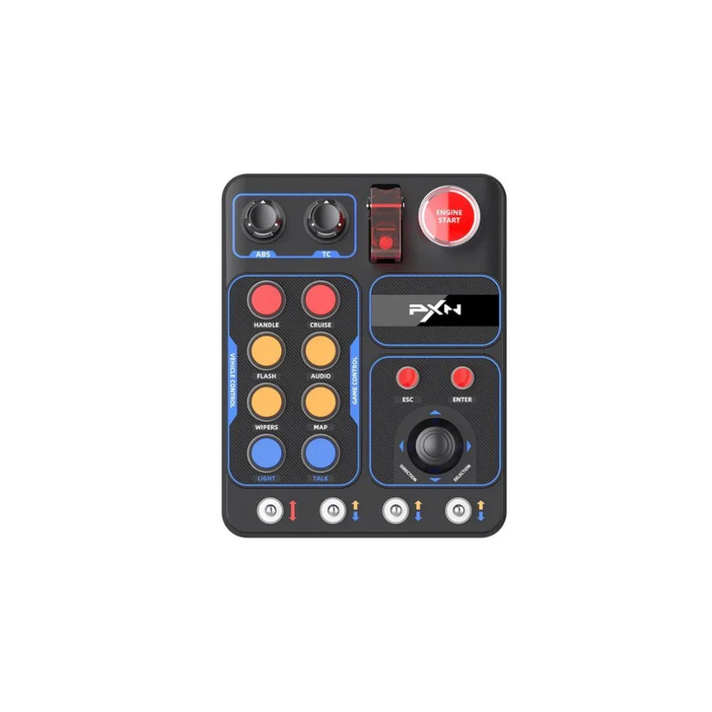 PXN CB1 Programmable Control Box Black For PC For PC for Sim Racing on Player1 Sim Gear