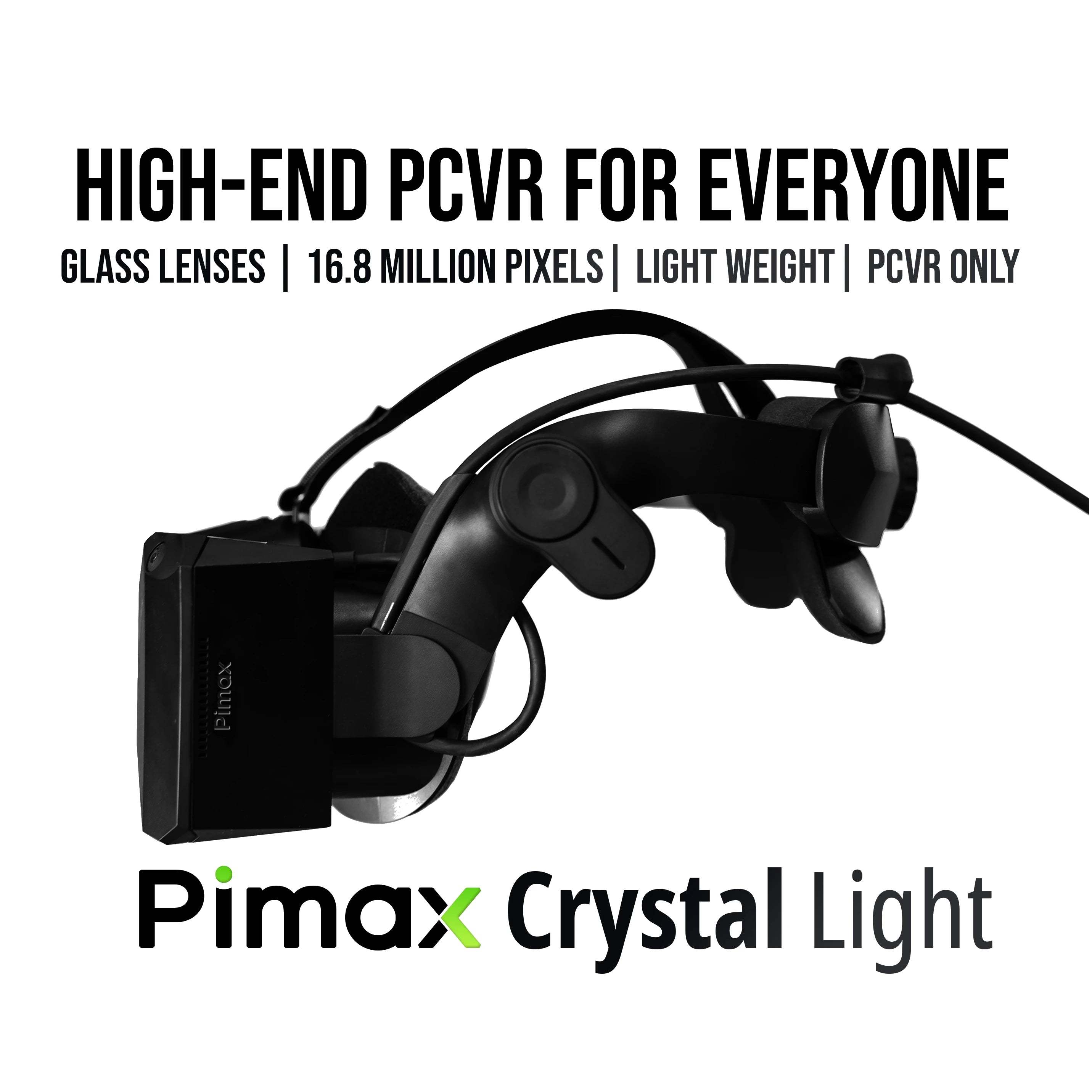 Pimax Crystal Light VR Headset on Player1 Sim Gear
