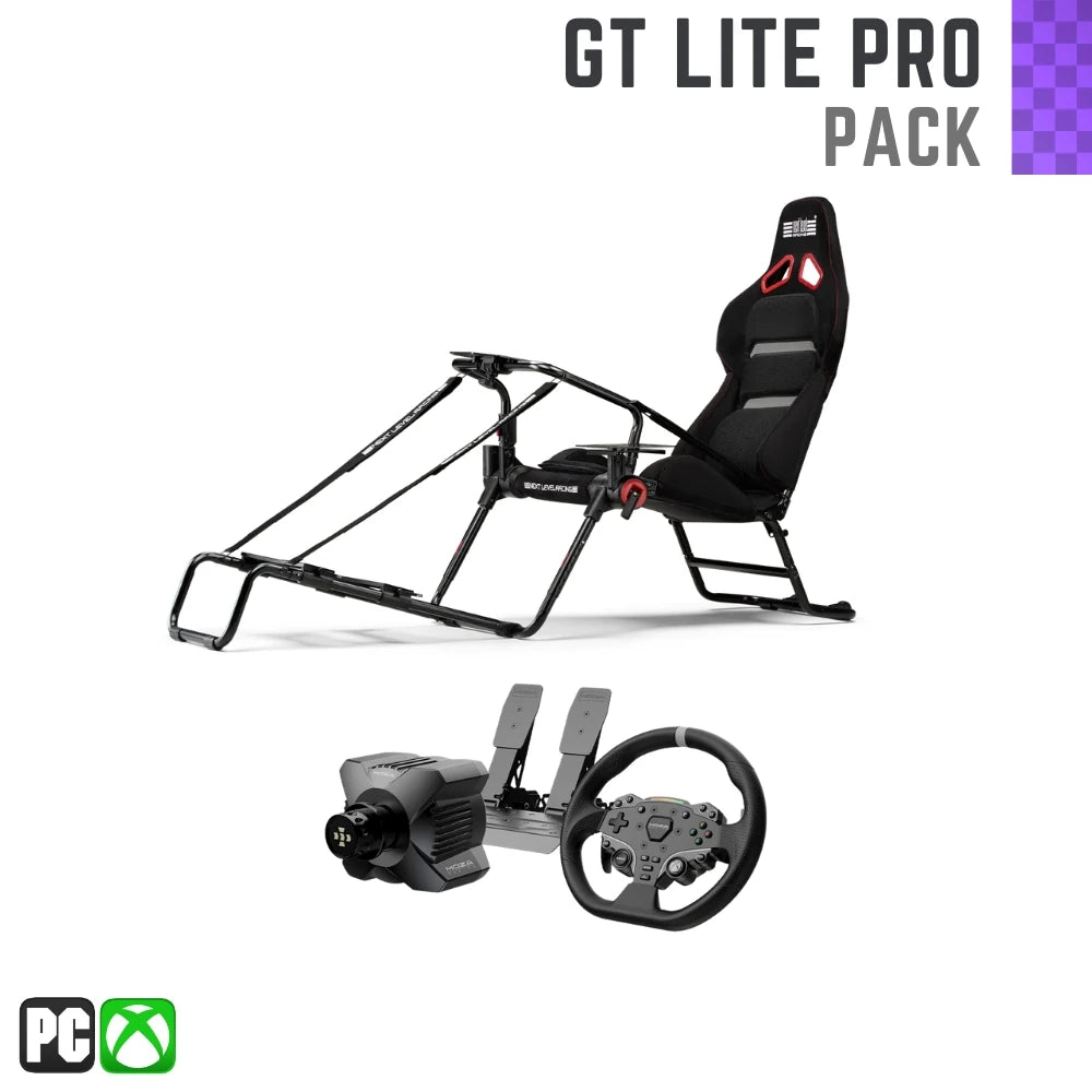 Player1 Sim Gear GTLite Pro Pack Sim Racing Wheels Pedal and Cockpit  Package on Player1 Sim Gear