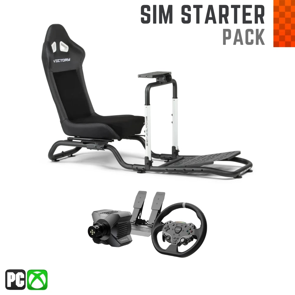 Sim Starter Pack with Next Level Racing Victory Cockpit on Player1 Sim Gear