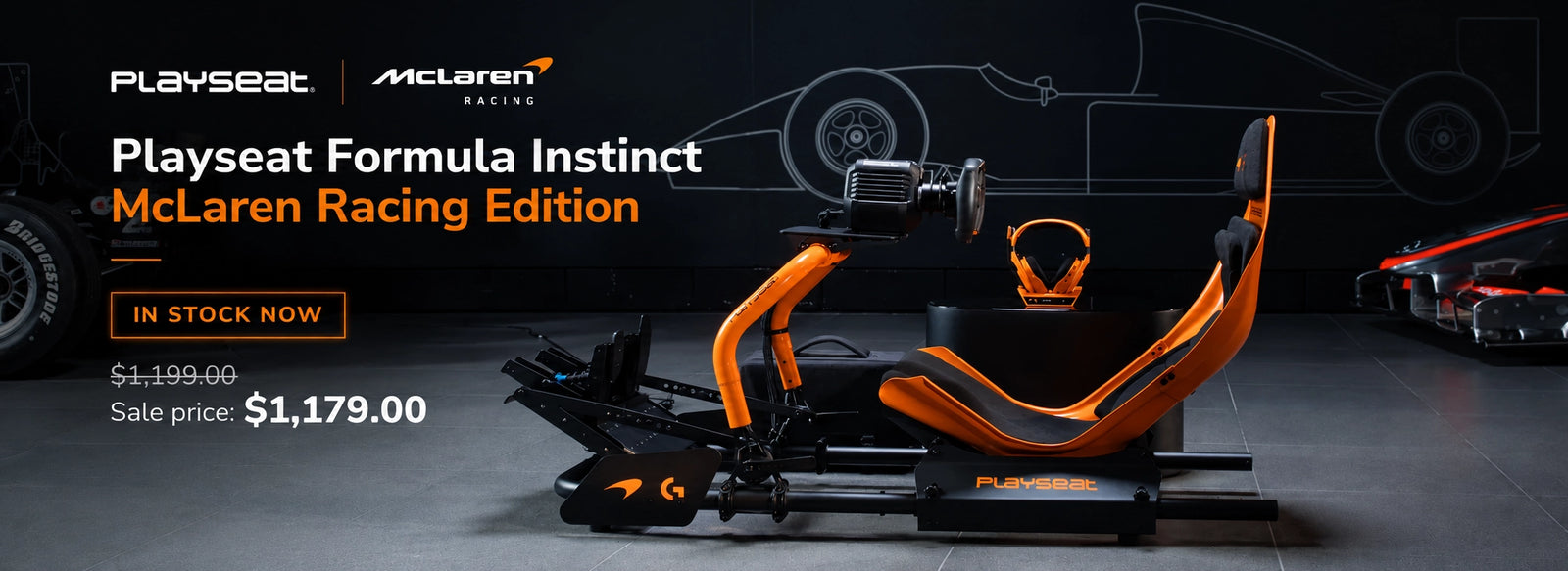 Playseat Mclaren Formula Instinct on Player1 Sim Gear