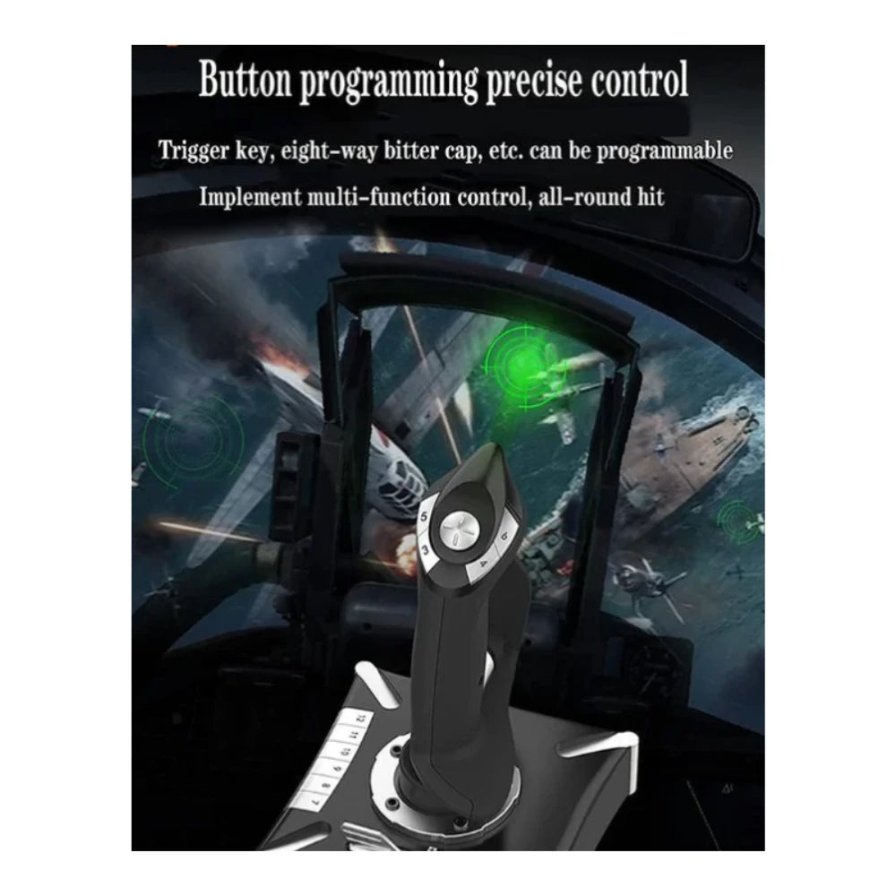 PXN-2119PRO Wired Flight Stick for PC & Consoles for Sim Racing on Player1 Sim Gear