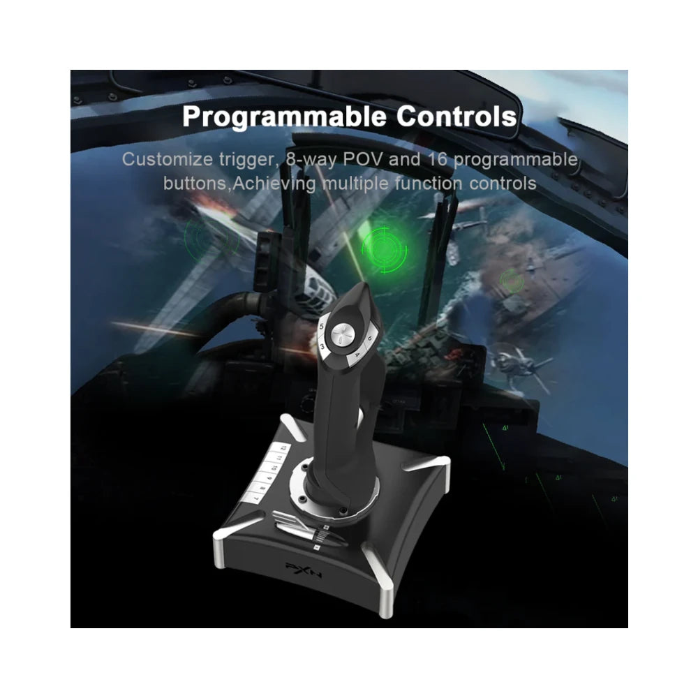 PXN-2119PRO Wired Flight Stick for PC & Consoles for Sim Racing on Player1 Sim Gear