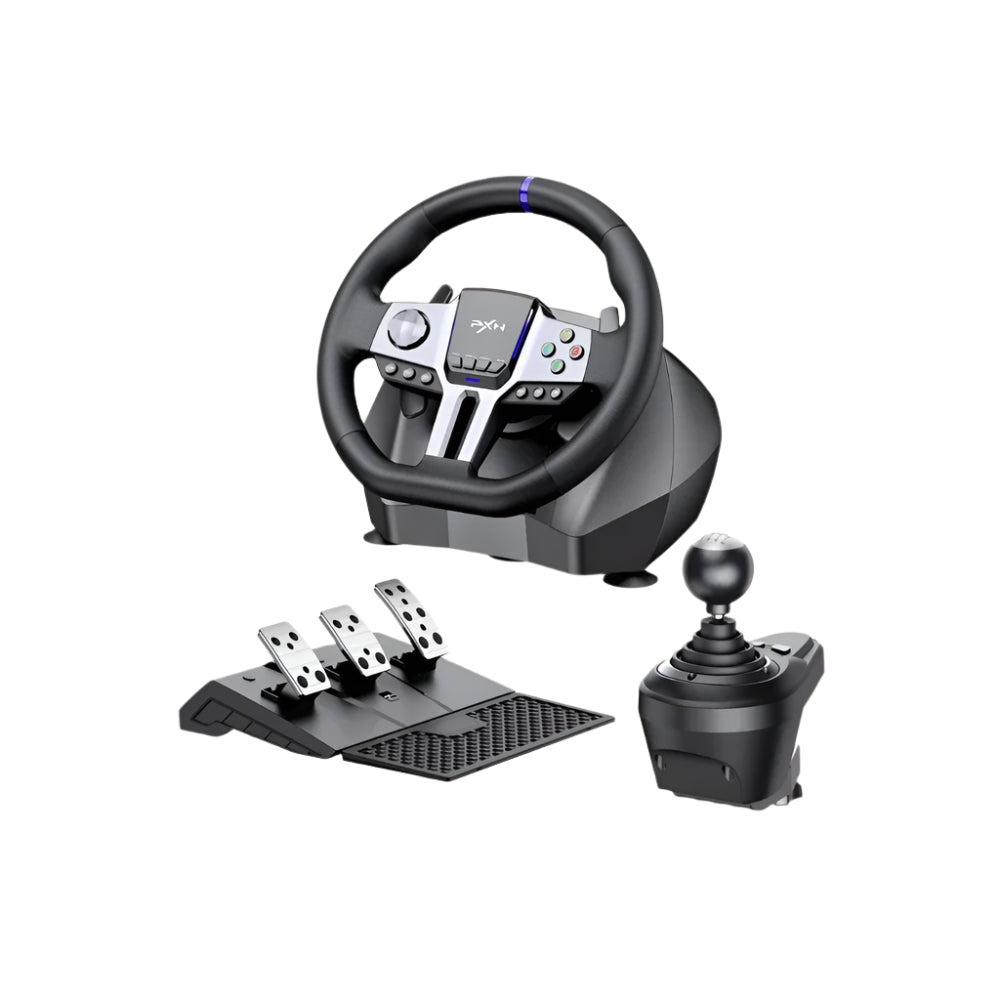 PXN V9 GEN2 Racing Wheel for Xbox PC PS4 Switch - 270/900 Wheel Pedals Shifter for Sim Racing on Player1 Sim Gear