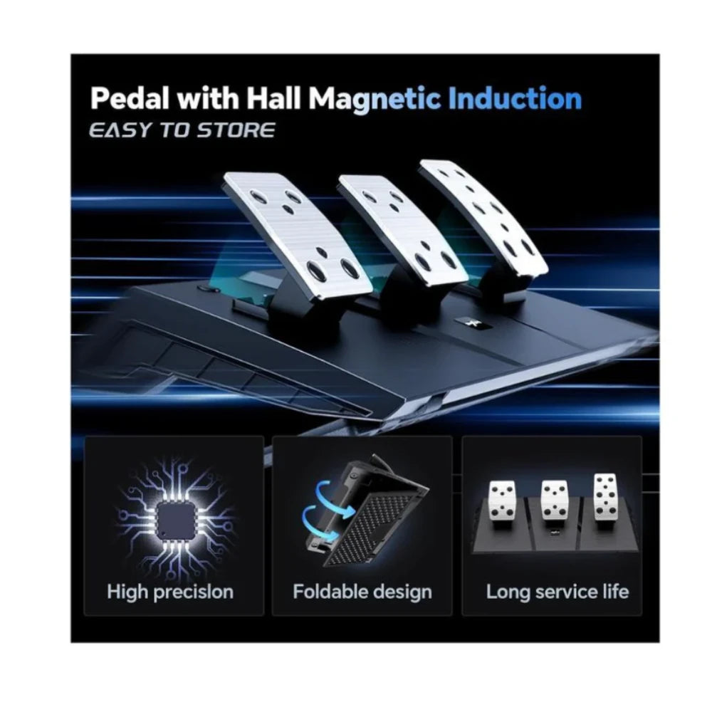 PXN V9 GEN2 Racing Wheel for Xbox PC PS4 Switch - 270/900 Wheel Pedals Shifter for Sim Racing on Player1 Sim Gear