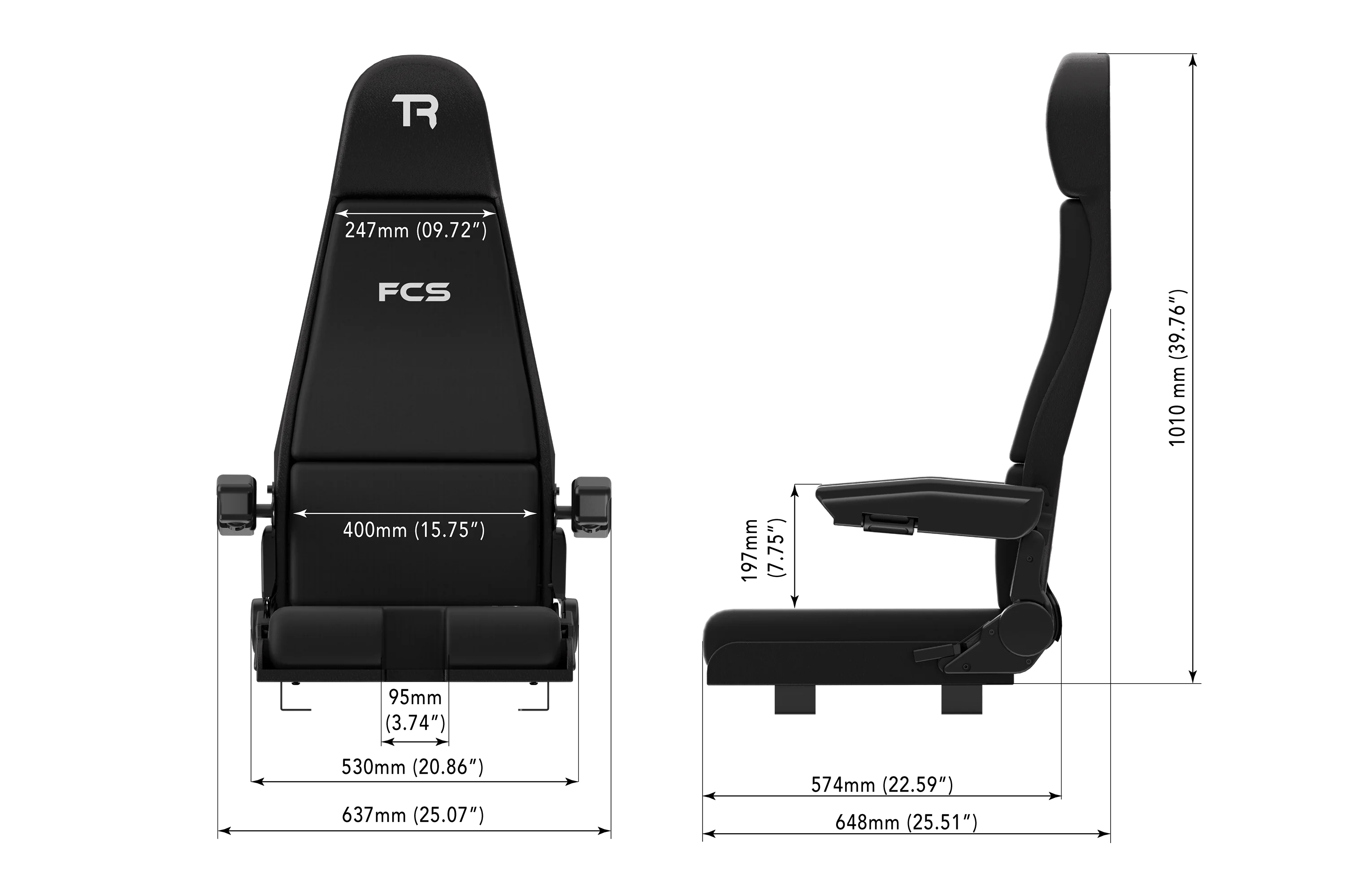 Trak Racer FCS Flight Simulator Seat