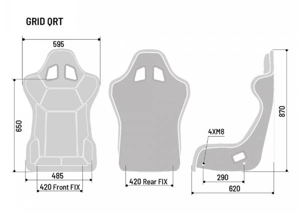 Sparco Racing Seat QRT GRID-Q