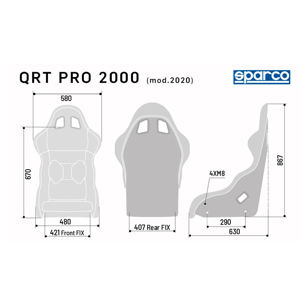 Sparco Racing Seat QRT PRO2000