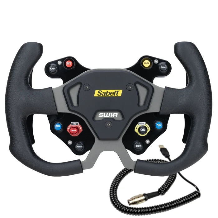 Ascher Racing Sabelt SW1-R Plus GT Wheel on Player1 Sim Gear Australia