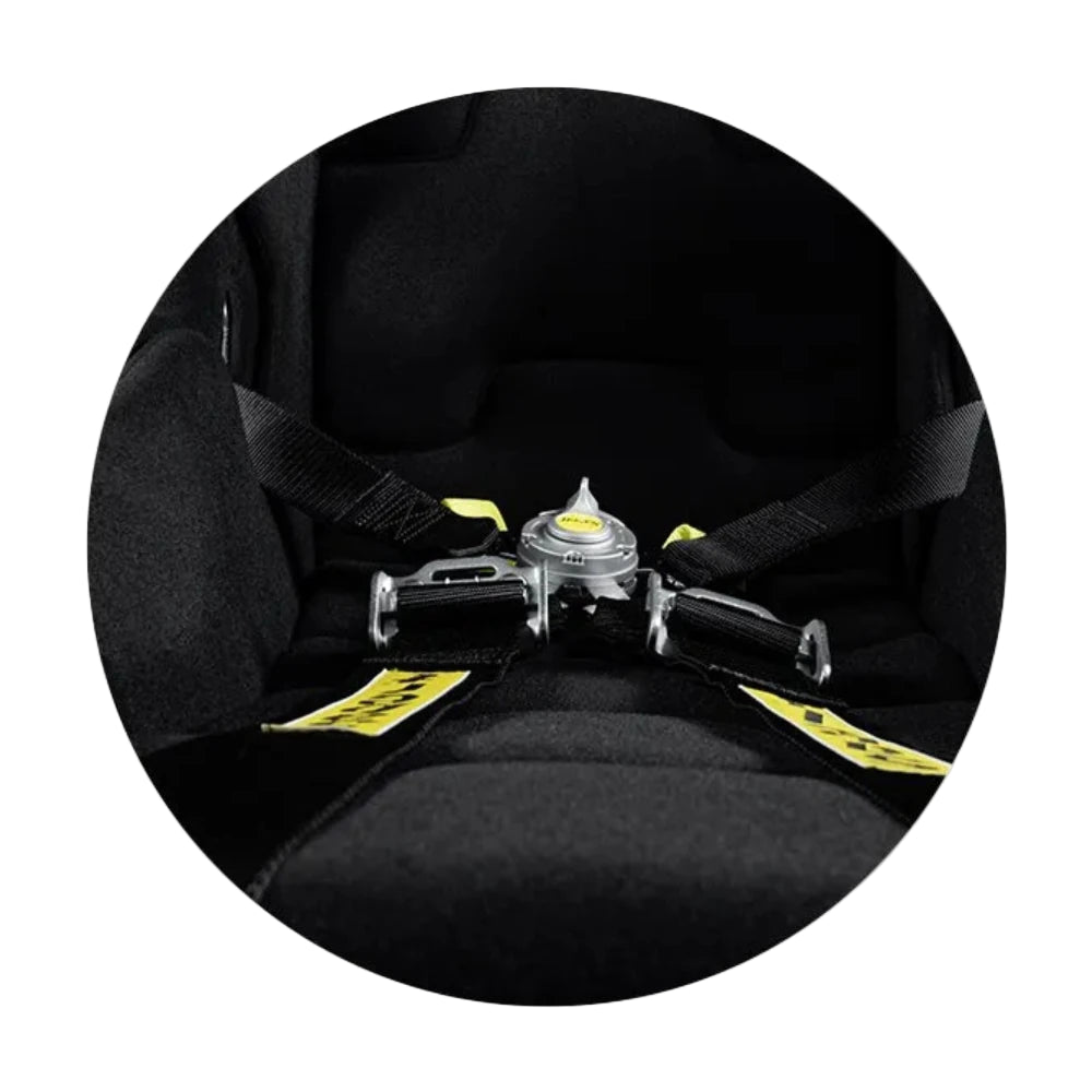 Sabelt Sim Racing® Sim Seatbelt (Deep Black) for Sim Racing on Player1 Sim Gear 