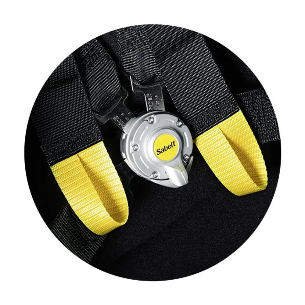 Sabelt Sim Racing® Sim Seatbelt (Deep Black) for Sim Racing on Player1 Sim Gear 