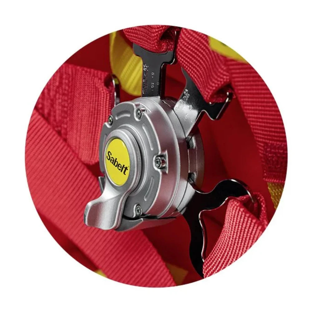 Sabelt Sim Racing® Sim Seatbelt (Racing Red) for Sim Racing on Player1 Sim Gear 