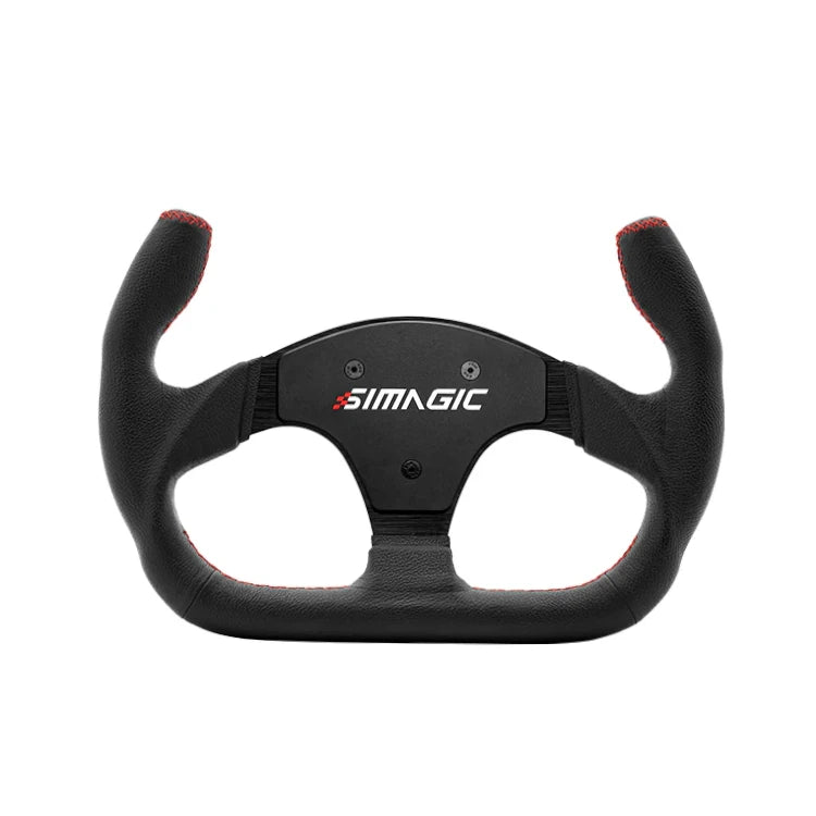 Simagic P-325C Wheel Rim - 325 mm Diameter Sim Racing Rim. Leather or Alcantara on Player1 Sim Gear