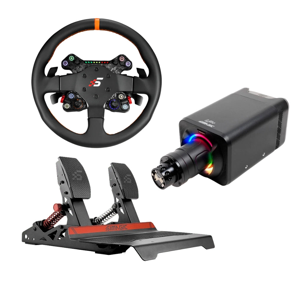 Simagic Entry Bundle #2 NeoX 330T + Alpha Evo Sport + P700 Pedals on Player1 Sim Gear