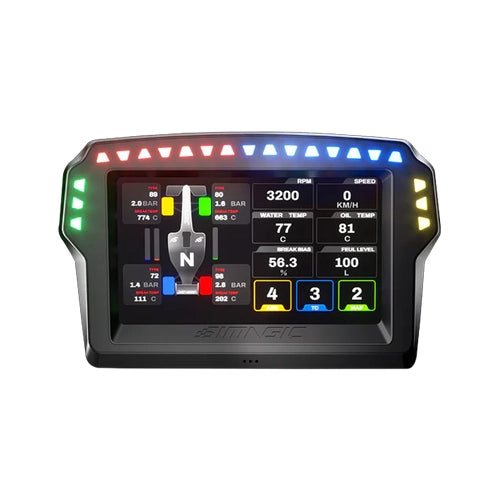 Simagic Zeus MagicDash 4 digital sim racing dashboard display on Player1 Sim Gear