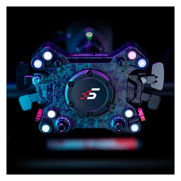 MPI GT310 Supercar X Rim+ Simagic Neo X Wheel Hub on Player1 Sim Gear 