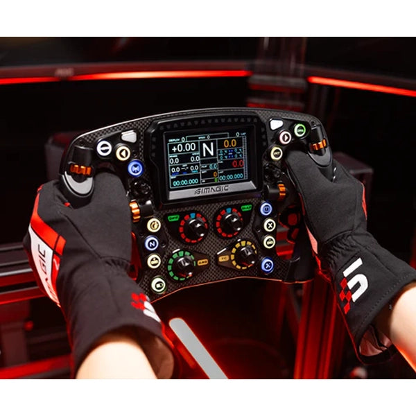 Simagic Zeus Formula Steering Wheel on Player1 Sim Gear lifestyle image
