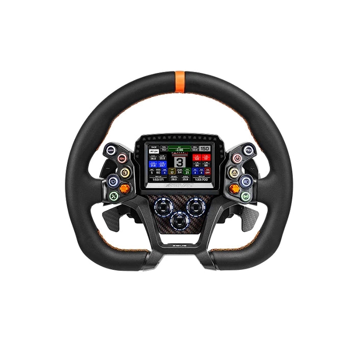 Simagic Zeus GT Replacement Rim - 300CD Classic D (Leather) on Player1 Sim Gear with wheel Hub