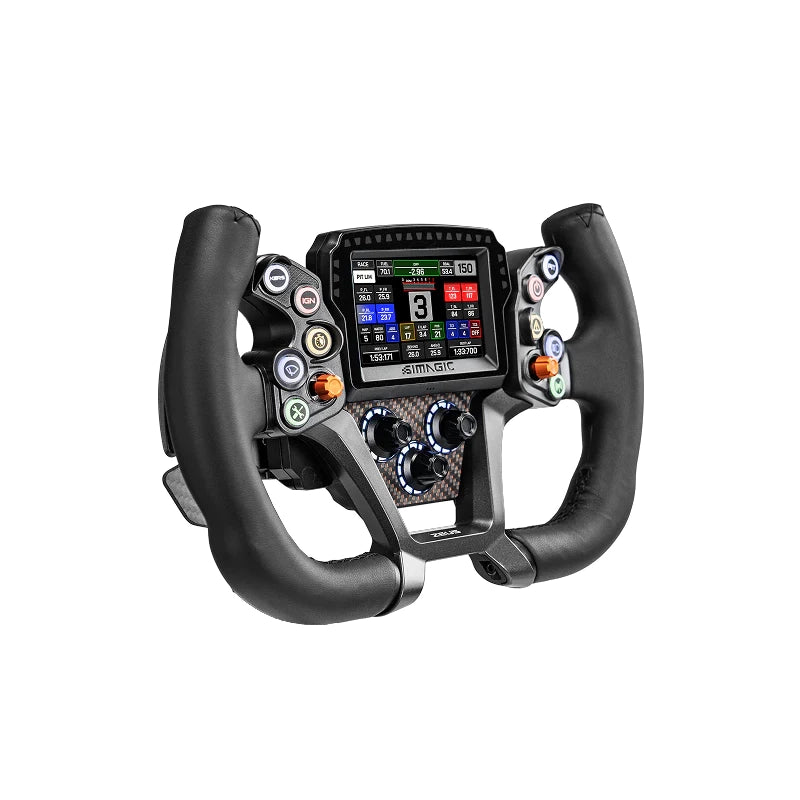 Simagic Zeus GT Steering Wheel on Player1 Sim Gear Australia front side view
