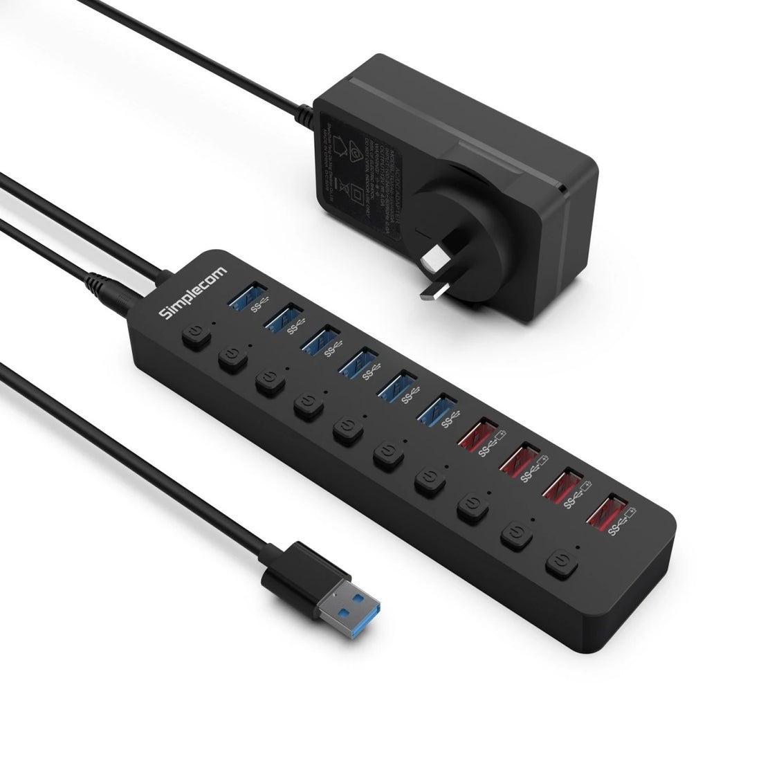 Simplecom CHU810 USB Hub on Player1 Sim Gear