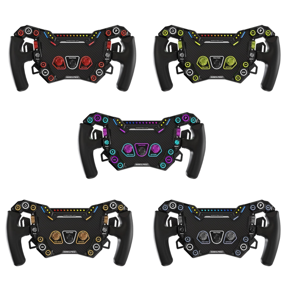 Soelpec Spectra LT Sim Racing Wheel on Player1 Sim Gear Australia