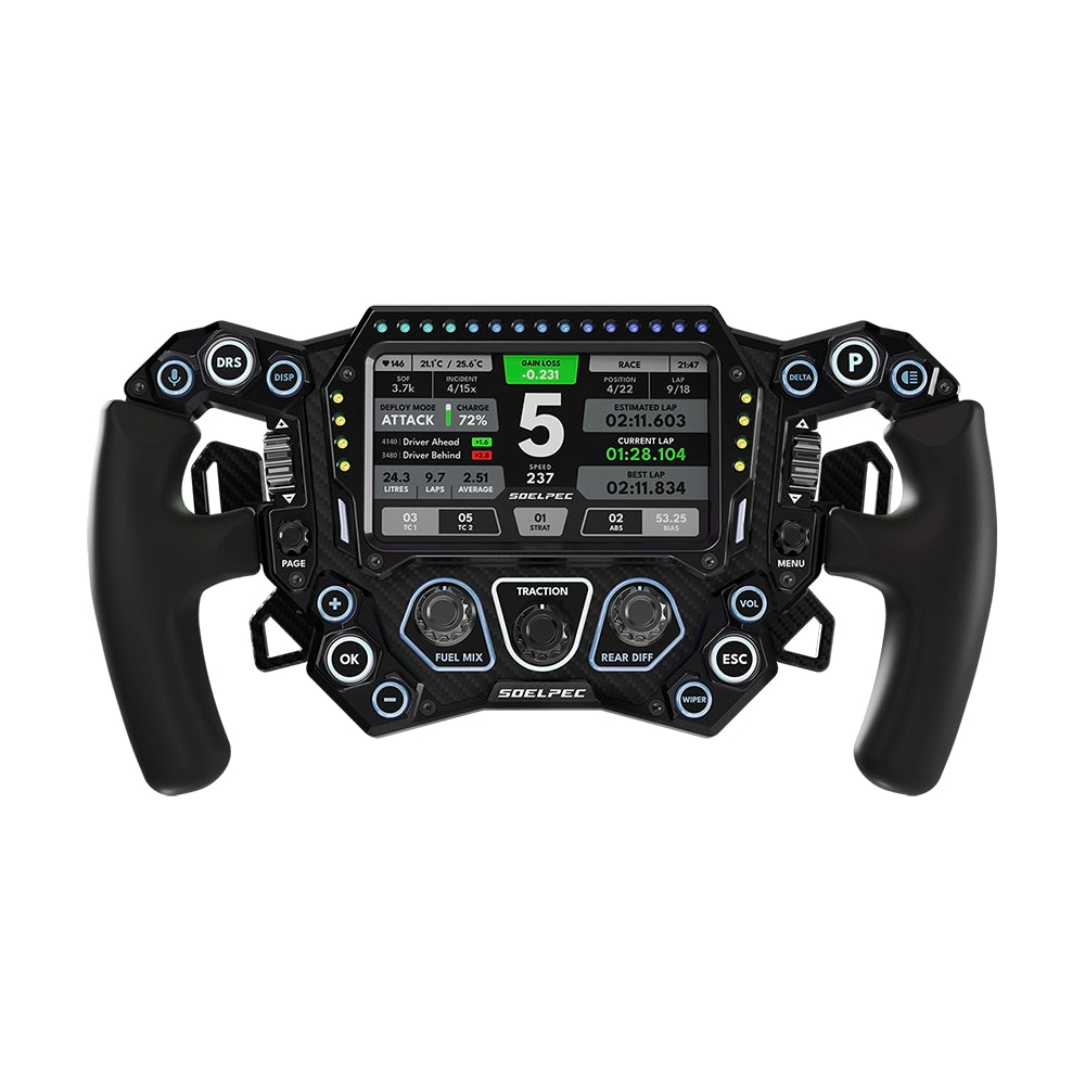 Soelpec Spectra XR Sim Racing Wheel on Player1 Sim Gear