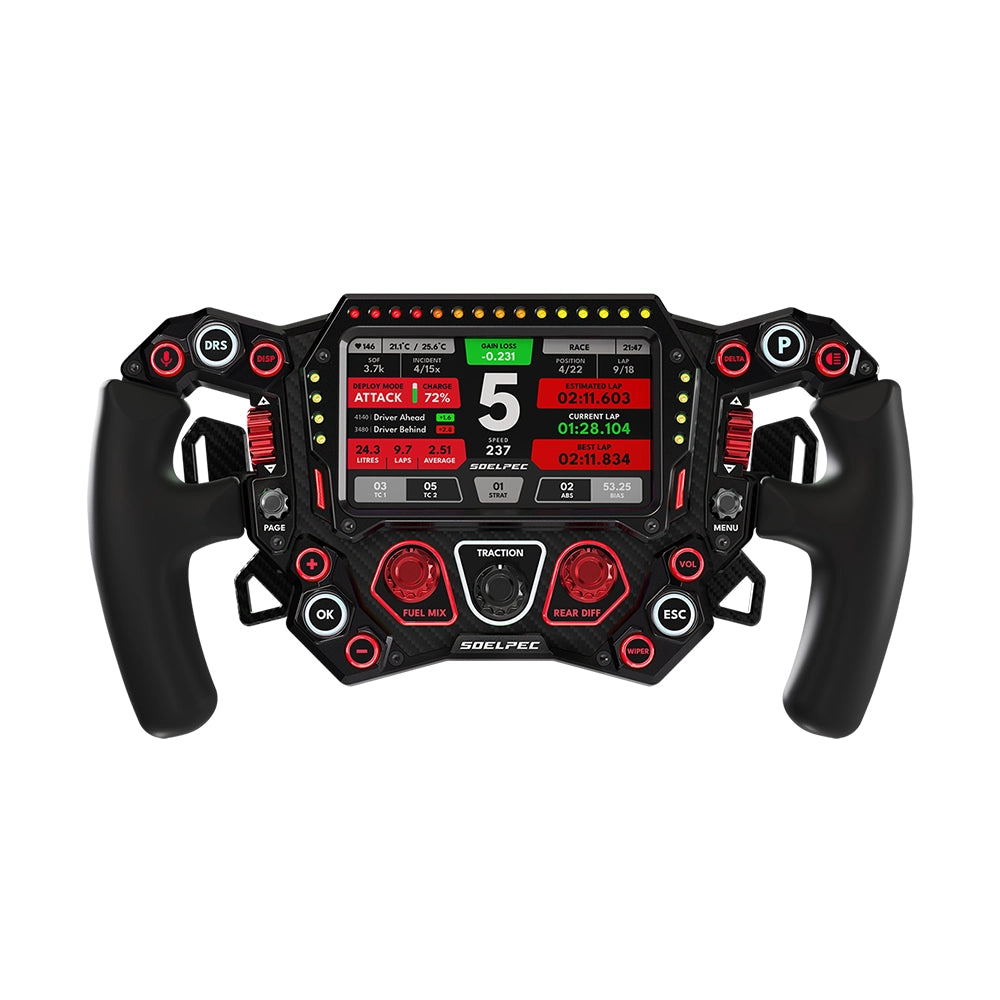 Soelpec Spectra XR Sim Racing Wheel on Player1 Sim Gear