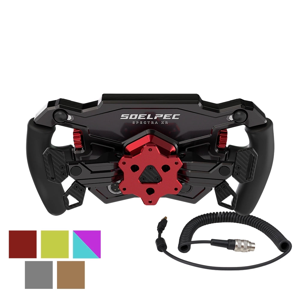 Soelpec Spectra XR Sim Racing Wheel on Player1 Sim Gear
