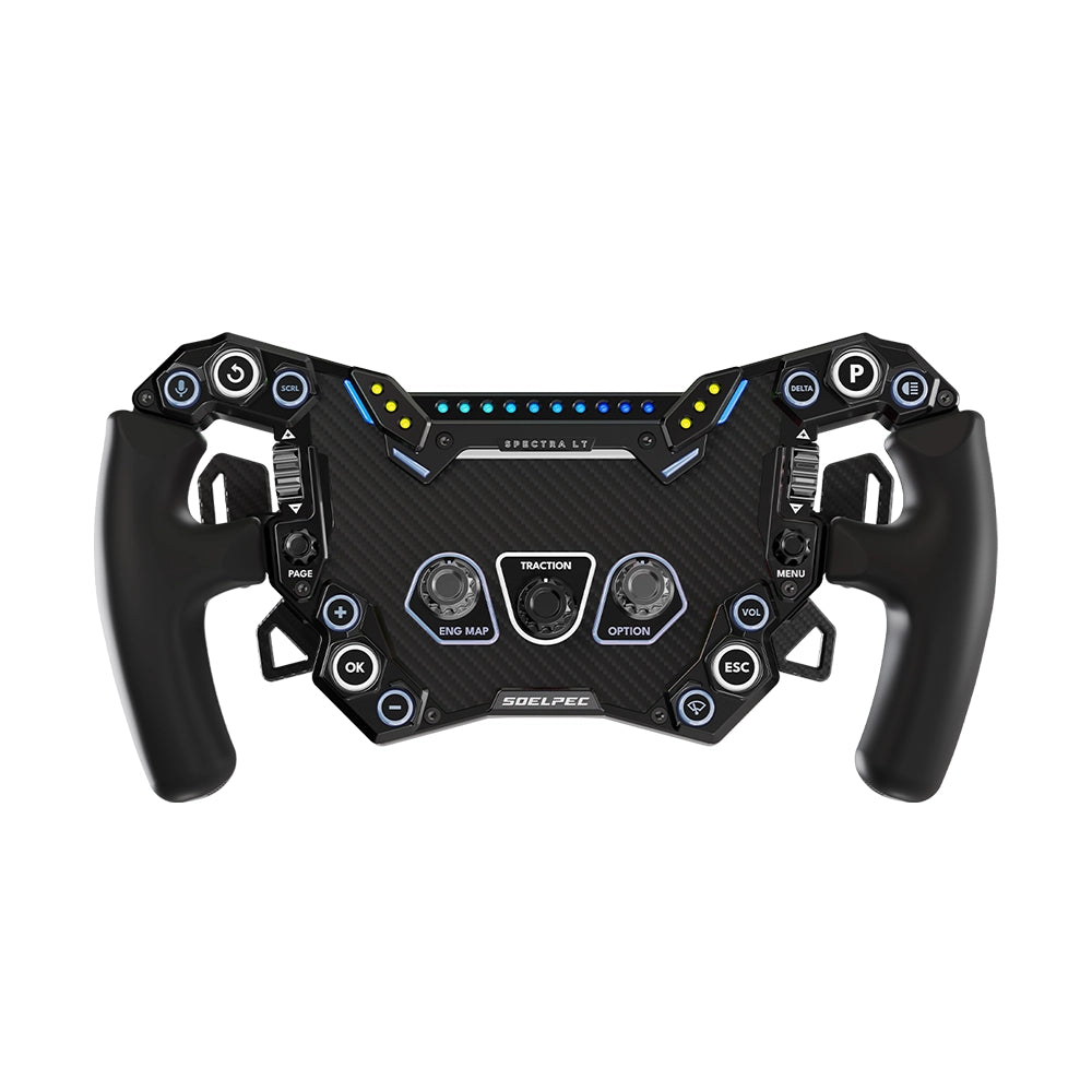 Soelpec Spectra LT Sim Racing Wheel on Player1 Sim Gear Australia