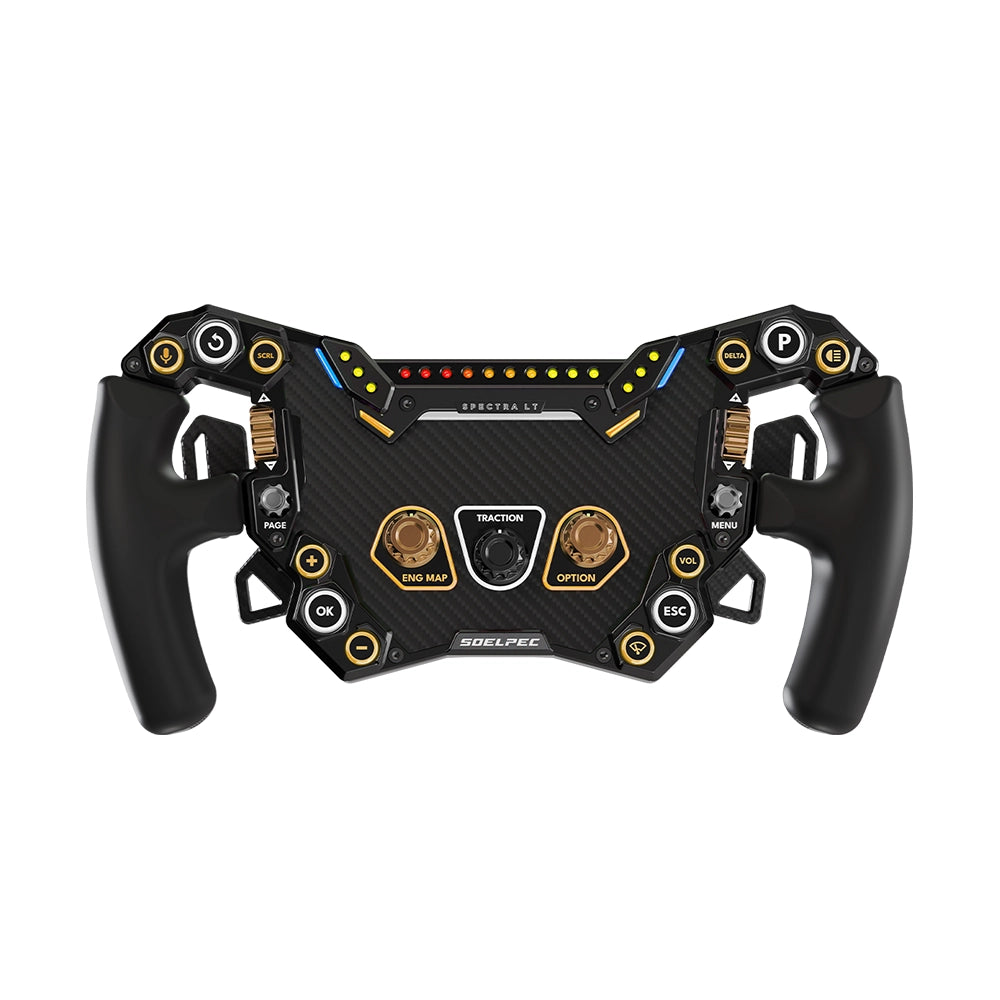 Soelpec Spectra LT Sim Racing Wheel on Player1 Sim Gear Australia