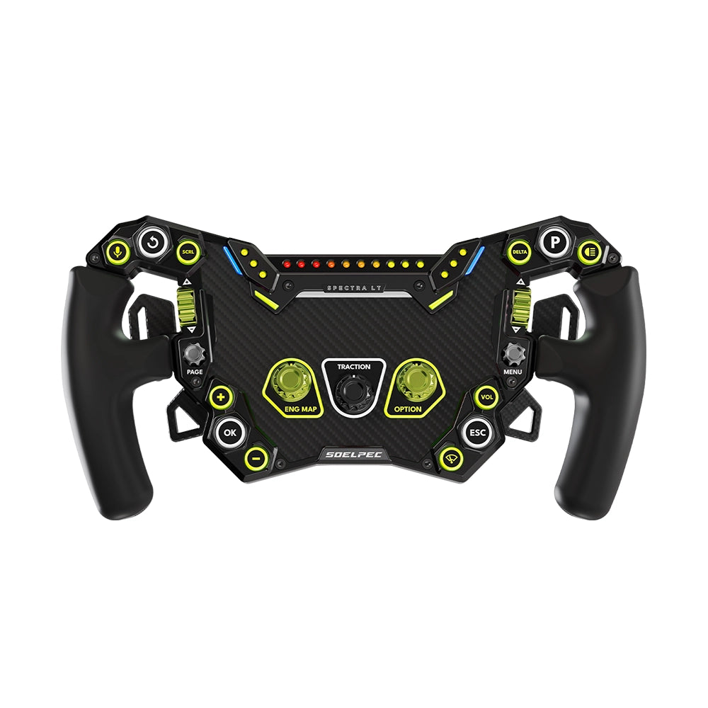 Soelpec Spectra LT Sim Racing Wheel on Player1 Sim Gear Australia