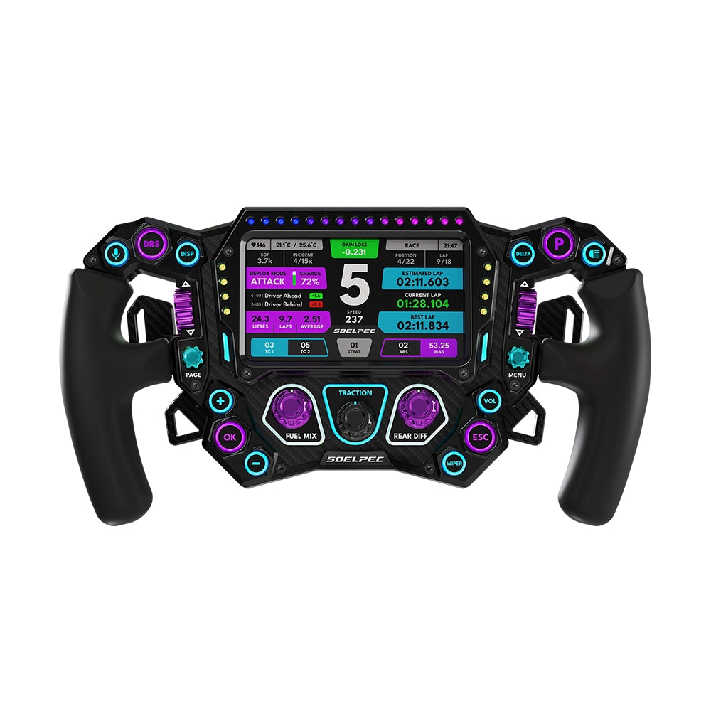 Soelpec Spectra XR Sim Racing Wheel on Player1 Sim Gear