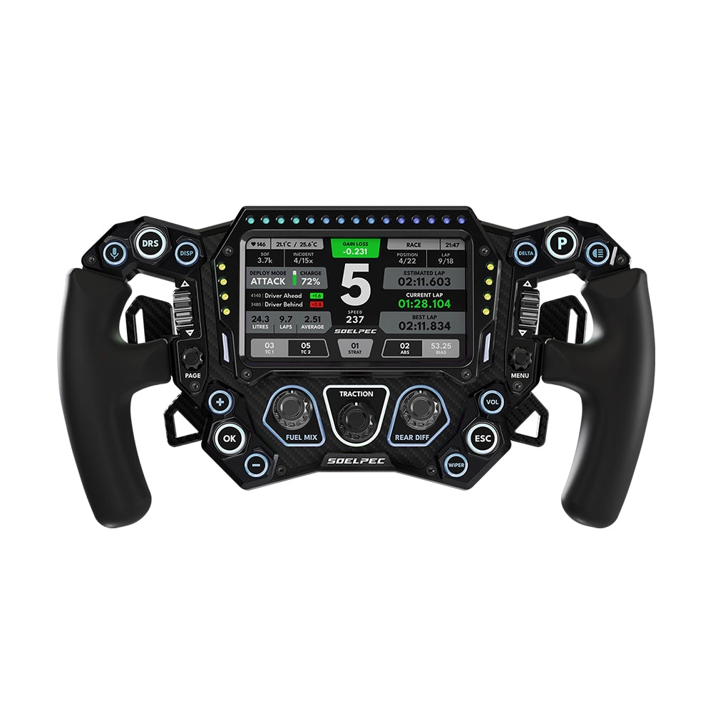 Soelpec Spectra XR Sim Racing Wheel on Player1 Sim Gear