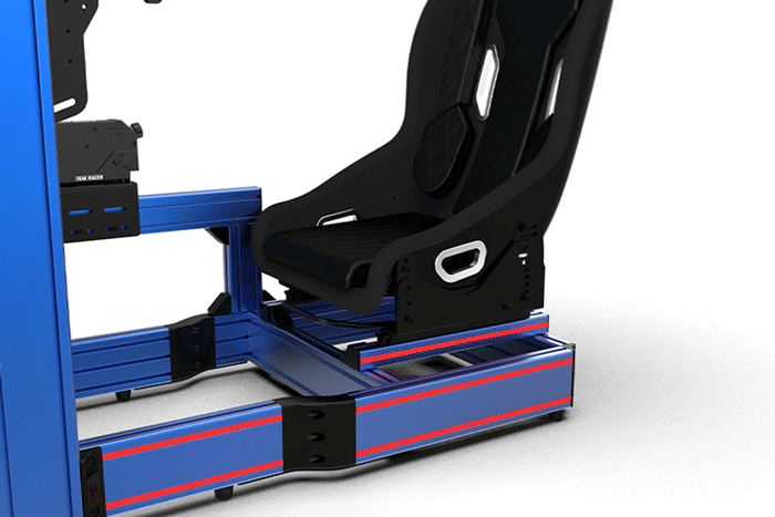 Trak Racer Adjustable Seat Bracket for Side-Mounted Bucket Seats on Player1 Sim Gear
