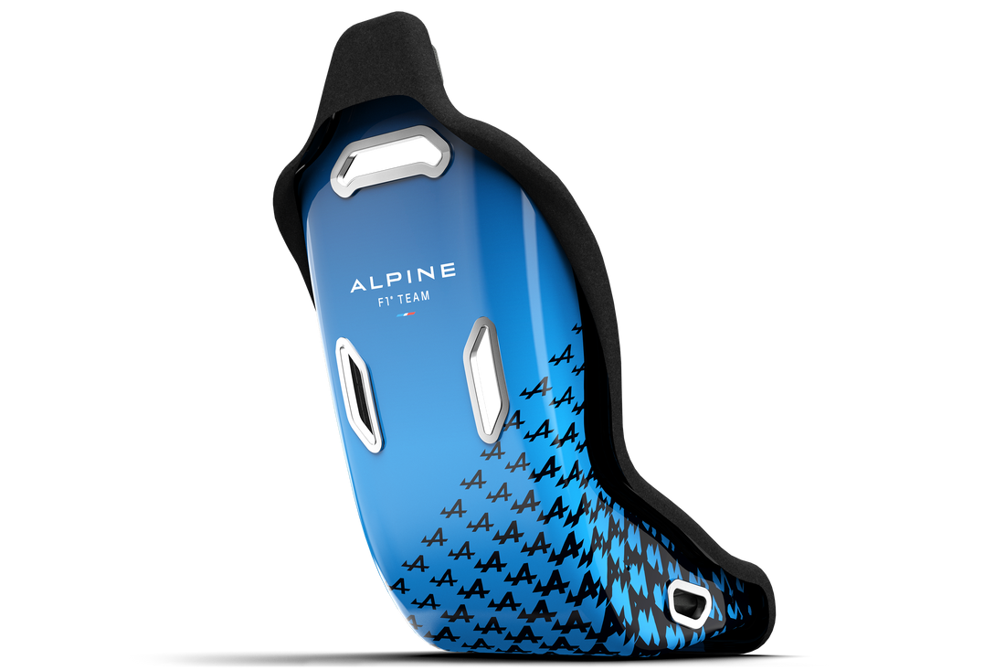 Trak Racer TRX Hybrid Fibreglass Racing Seat | BWT Alpine F1 Team Edition