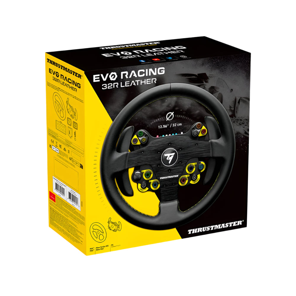 Thrustmaster EVO Racing 32R Leather Wheel Add-On for Sim Racing on Player1 Sim Gear