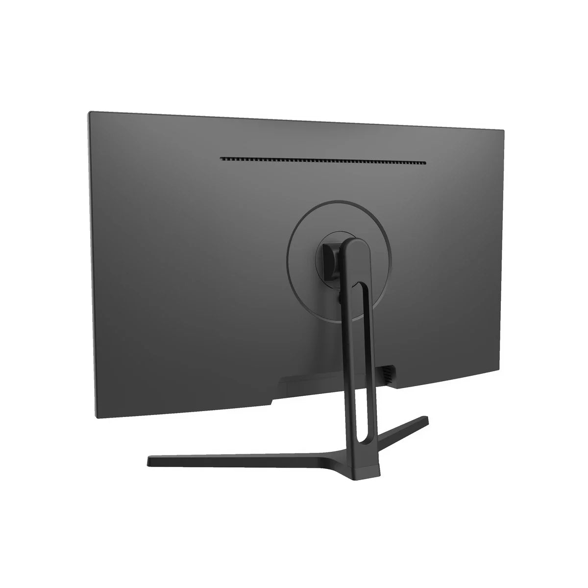 Trak Racer 32-inch QHD IPS gaming monitor, rear three-quarter view