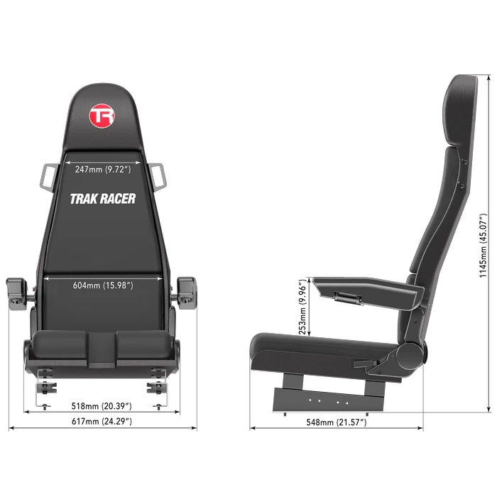 Trak Racer Flight Simulator Seat (Includes Seat Bracket Set) on Player1 Sim Gear