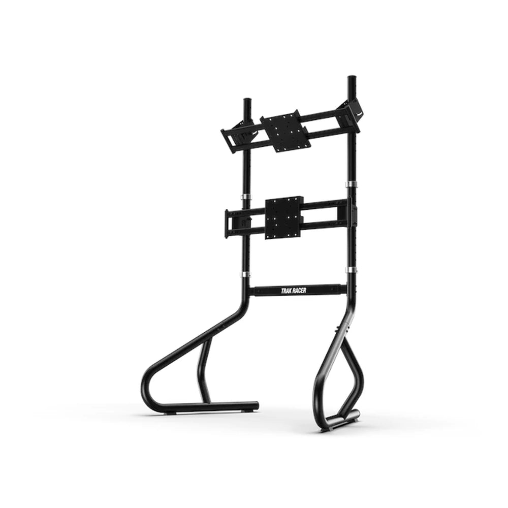 Trak Racer Freestanding Dual Monitor Stand (2" Tubular) - up to 80" Display