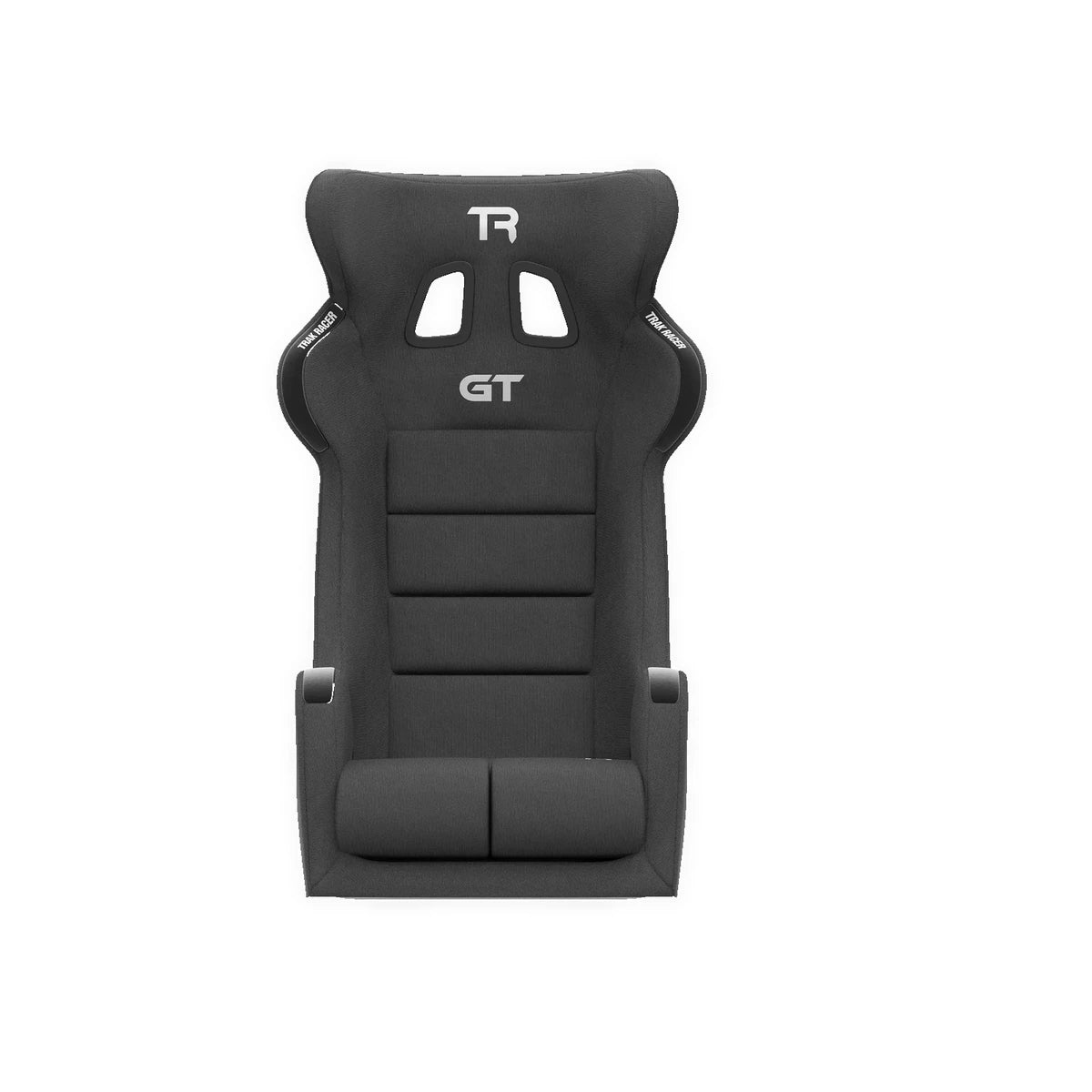 Trak Racer GT Pro carbon fibre finish racing seat — front isometric view