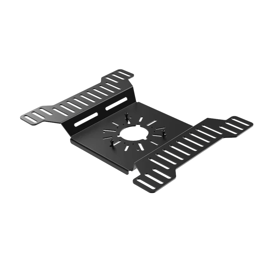 Trak Racer large bass shaker mount on Player1 Sim Gear