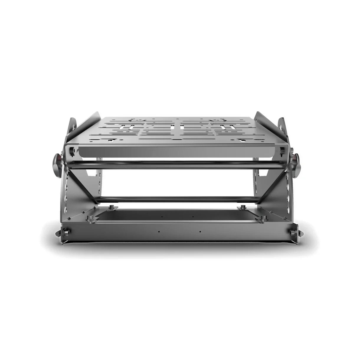 Trak Racer tool-free hybrid pedal mount system, front view