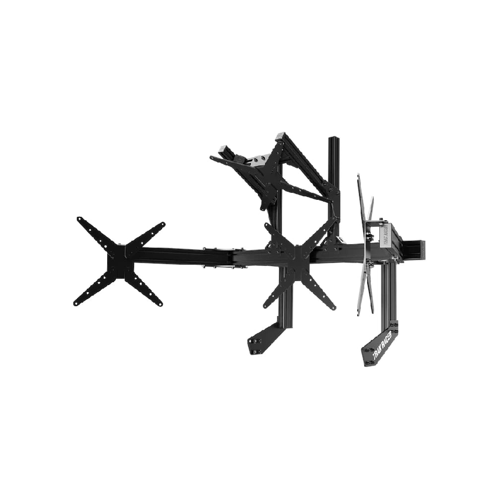 Trak Racer Large Cockpit-Mounted Quad Monitor Stand - 1200mm / 47.25" Wide
