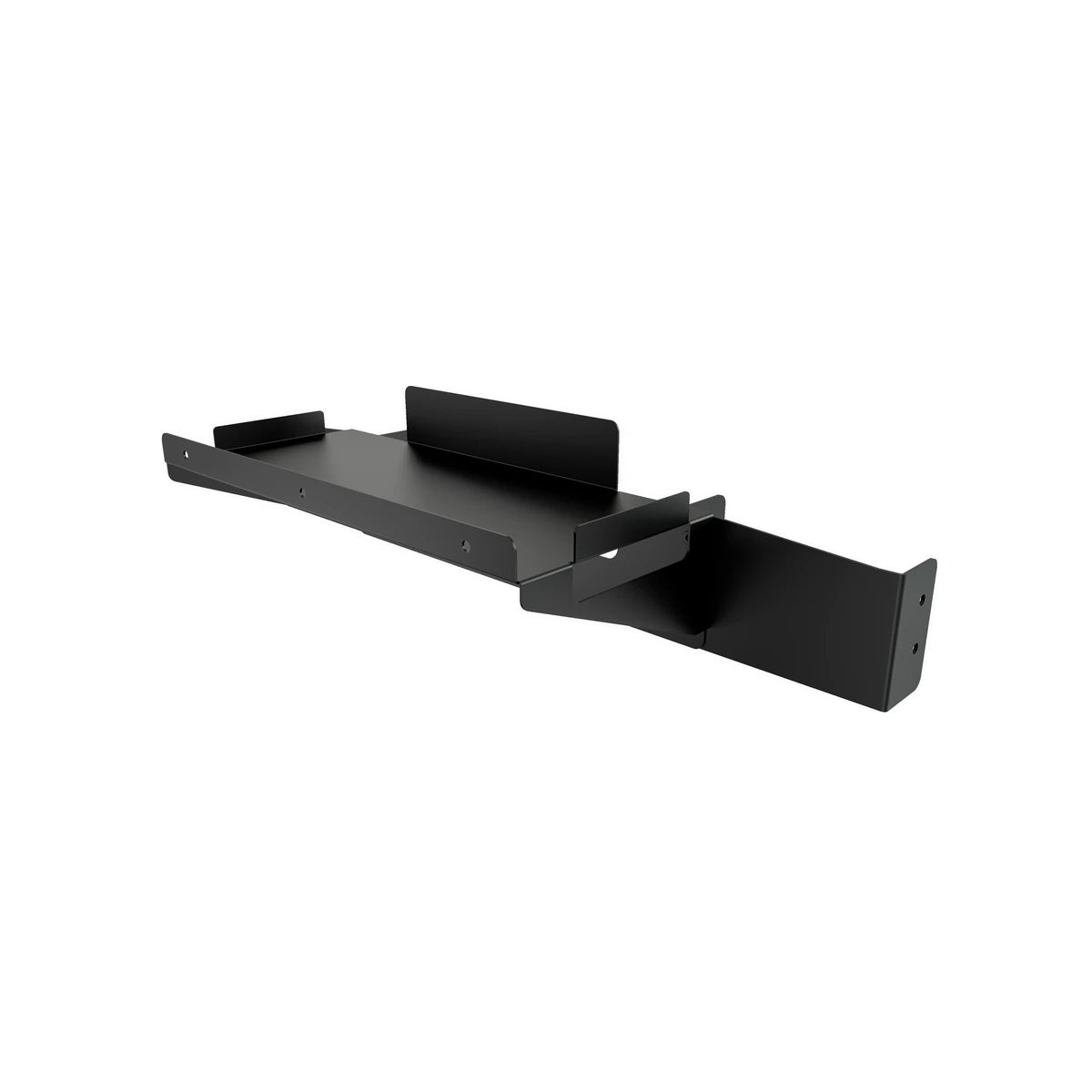 Trak Racer PC and control box shelf, standalone side-angle view